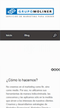 Mobile Screenshot of grupo-moliner.es